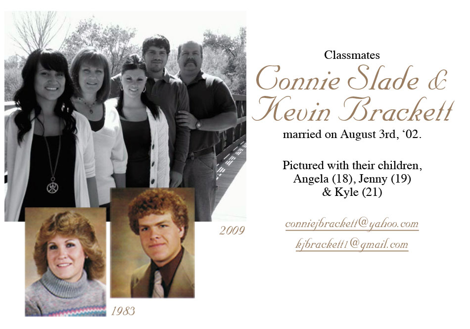 Connie Slade and Kevin Brackett